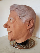 Load image into Gallery viewer, 1993 Bill Clinton Rubber Mask - DEADSTOCK Rubies Mask - UNWORN - Tag Intact - Vintage President Mask - Vintage Rubies Mask - Halloween Mask