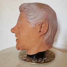 Load image into Gallery viewer, 1993 Bill Clinton Rubber Mask - DEADSTOCK Rubies Mask - UNWORN - Tag Intact - Vintage President Mask - Vintage Rubies Mask - Halloween Mask