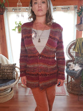 Load image into Gallery viewer, Vintage Missoni for Neiman Marcus Wool Knit Cardigan - Pockets - Vintage Missoni Sweater - Fall Fashion - Vtg Italian - Womens Medium Small