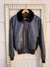 Load image into Gallery viewer, Authentic Vietnam War US Navy Bomber Jacket - 1970s - Small