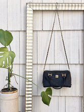 Load image into Gallery viewer, MCM | Black Monogram Visetos Nylon &amp; Leather Boston Style Hand Bag
