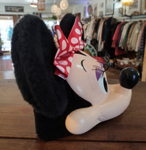 Load image into Gallery viewer, Vintage 90s Disney Minnie Mouse 3D Molded Face Snapback Hat Plush Ears Character Fashions