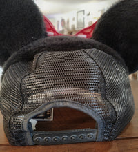 Load image into Gallery viewer, Vintage 90s Disney Minnie Mouse 3D Molded Face Snapback Hat Plush Ears Character Fashions
