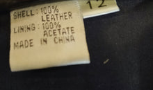 Load image into Gallery viewer, Vintage 80s Cedars Pleated Black Leather Tapered Pants