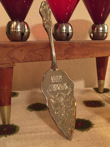 Silver Plated MERRY CHRISTMAS Pie Server - Holiday Party Serving Utensils - Christmas Party - Hostess Gift - Christmas Gift - Pie Trowel