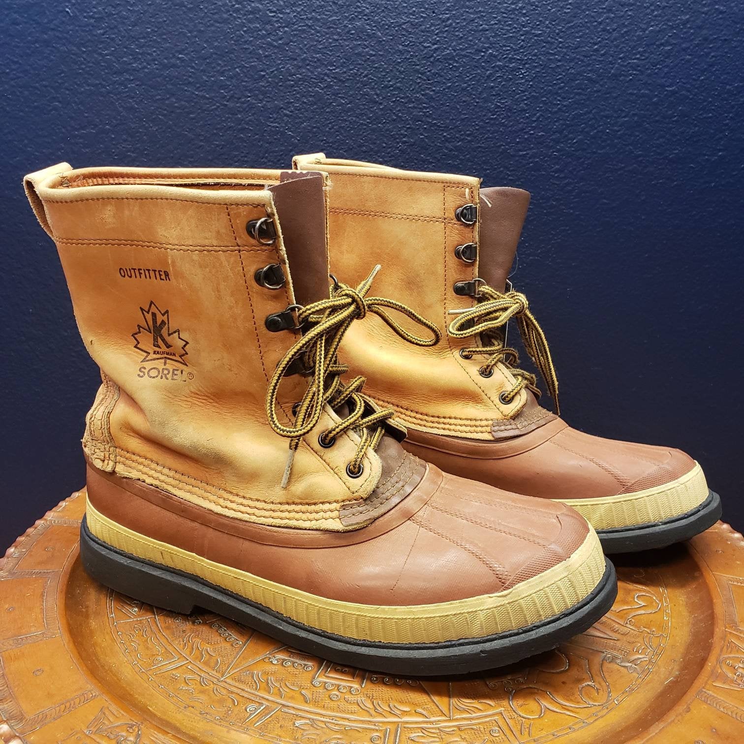 Mens 12 Vintage SOREL Kaufman Outfitter Boots Unlined – Revival