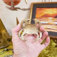 Load image into Gallery viewer, Vintage Brass Crab Bottle Opener - Cancer Birthday Gift - Vintage Gift for Cancer Sign - Coast House - Beach House Decor - Under the Sea