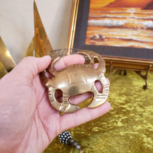 Load image into Gallery viewer, Vintage Brass Crab Bottle Opener - Cancer Birthday Gift - Vintage Gift for Cancer Sign - Coast House - Beach House Decor - Under the Sea